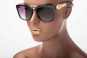 Men Sunglasses Fashion New Style Square Luxury Gold Frame Hip Hop Shades Rappers - Picture 1 of 13