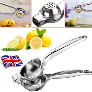 Stainless Steel Lemon Squeezers Juicer Manual Press Lime Citrus Extractors UK - Picture 1 of 10