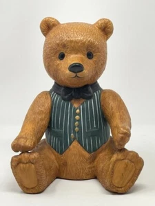 Dept 56 Ceramic 1983 9" Tall Teddy Bear Music Box My Favorite Things Tested - Picture 1 of 16