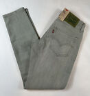 Levi’s 512 Slim Taper Fit Jeans Gray Stretch Distressed Men’s Sz W29 L30 NEW.