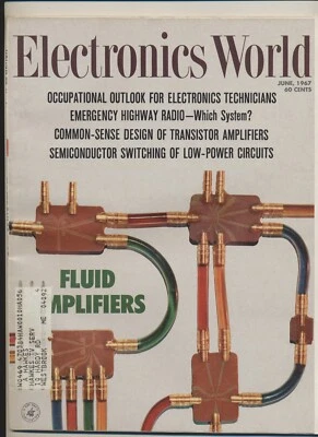 Electronics World Magazine Vol 77 #06 июнь 1967 жидкостные усилители дорожное радио - Изображение 1 из 3