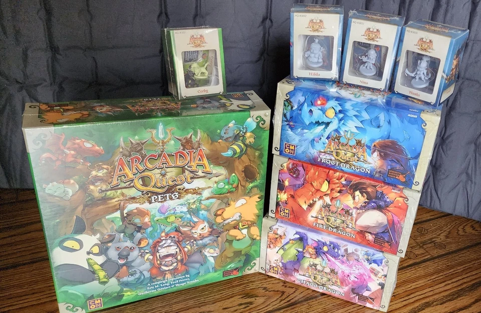 Figuras exclusivas de Arcadia Quest de mascotas, dragones y KS selladas de fábrica Foto 1 de 1