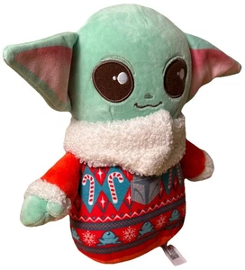 Disney Star Wars Navidad BEBÉ YODA GROGU 9" PELUCHE con Suéter Feo de Vacaciones Nuevo con Etiquetas - Imagen 1 de 13