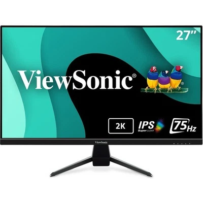 ViewSonic VX2767U-2K 27 Inch 1440p IPS Monitor with 65W USB C, HDR10 Content Sup - Image 1 of 4
