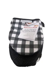 Kitchenaid Guinga Mini Juego de Guantes para Horno, Juego de 2. Negro... - Imagen 1 de 10