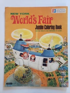 New York Weltausstellung Jumbo Malbuch - 1963 Spertus Publishing Co. - Bild 1 von 9