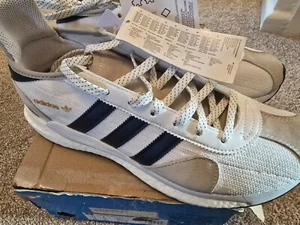 Adidas Tokio Solar HM White Navy Black Sneaker UK Size 8 brand new never worn - Picture 1 of 9