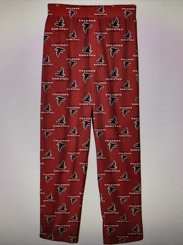 Atlanta Falcons NFL Boys Allover Print Lounge Pajama Pants Size XS 6/7 ~ NWT Cover