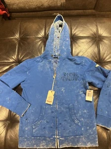 BUTTER SUPER SOFT Blue ZIP UP HOODIE GIRLS SZ L NEW WITH TAGS $68 - Picture 1 of 11