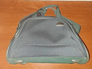 Dark Green Samsonite Carry on Bag, 18 X 12, Shoulder Strap  - Picture 1 of 8