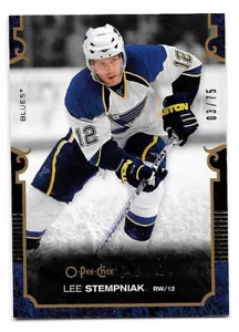 2007-08 OPC O-Pee-Chee Premier Hockey Gold Parallel #40 Lee Stempniak /75 - Picture 1 of 2
