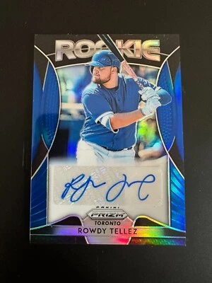 2019 Panini Prizm Toronto Blue Jays Rowdy Tellez Rookie Autograph BlueCard - Image 1 of 2