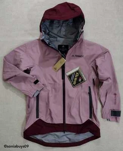 Chaqueta de lluvia para mujer Adidas Terrex MYSHELTER Gore-Tex, H49041, Magic Mauve, tallas - Imagen 1 de 12