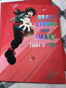 MY HERO ACADEMIA Hallmark Happy Valentinstag Grußkarte Familie Freund - Bild 1 von 4