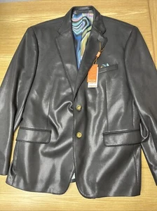 Blazer Abrigo Deportivo Brillante Tallia Para Hombres 42S Traje de 2 Botones Noche Cena Chaqueta $295 - Imagen 1 de 21