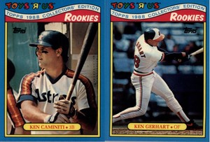 1988 Topps Toys R Us Rookies Box Set  - YOU PICK THE CARD