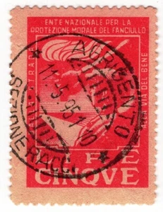 ER3741 - Assistenza ai fanciulli - Ente Prot. Morale Fanciulli - Annullato - Picture 1 of 1