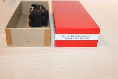 HO Scale Life-Like, Dockside Diesel Locomotive, Baltimore & Ohio, Black #98 - Image 1 of 4