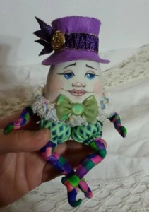 Cloth Art Doll (Paper) Pattern "Humpty Dumpty Dandy" By Paula Mcgee - Picture 1 of 4
