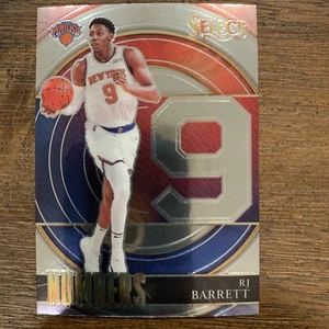 RJ Barrett 2021-22 Panini Select Numbers Red Prizm Insert #13 New York Knicks - Picture 1 of 2
