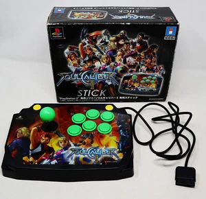 PLAYSTATION 2 PS2 HORI SOUL CALIBUR FIGHTING STICK ARCADE FIGHTSTICK BOXED - Picture 1 of 10