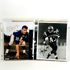 2 Signed Autographed Photos Of Hugh Mcelhenny And Gorge Jones Football Players