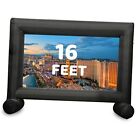 16Ft Inflatable Movie Screen Supports Front Rear Projection, Indoor and 16FT