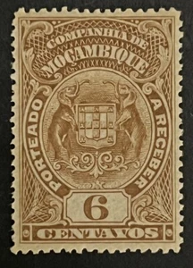 Travelstamps: 1919 Mozambique Company Postage Due Stamps Scott #J36 Mint MOGH - Picture 1 of 5