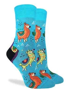 Divertidos Calcetines Llamas Para Mujer Talla 9-11 Buena Suerte Brillantes Novedad Moda Nuevos - Imagen 1 de 1