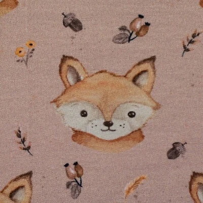 French Terry Fuchs, altrosa - Bild 1 von 3