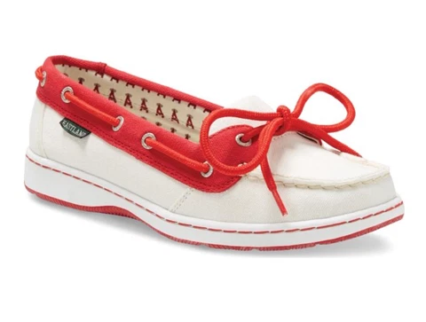 Eastland Sunset MLB Los Angeles Angles Boat Shoe Size 8 New in Box Cover