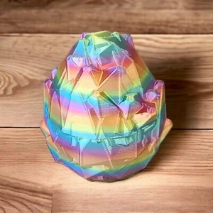 3d print, Crystal Dragon, Dragon Egg, Easter, Gift, Stocking Stuffer, Child - Picture 1 of 2
