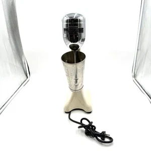 Mezclador Myers Bullet vintage, porcelana crema, comercial, tienda de malta, batido - Imagen 1 de 16