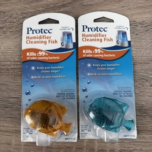2 Protec Humidifier Cleaning Fish Drop In Kills 99% Odor Bacteria Fish - Picture 1 of 3
