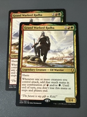 Grand Warlord Radha X2 Dominaria NM Condition See Front/back Pics - Image 1 of 4