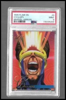 1995 Flair '95 Marvel Annual #9 Cyclops - PSA 9 MINT - Image 1 of 2