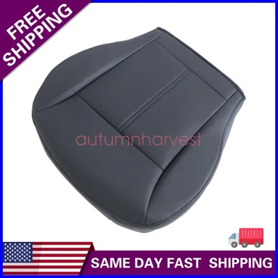 For 2007-2013 2014 Ford Edge SE Sport Passenger Bottom Leather Seat Cover Black - Image 1 of 4