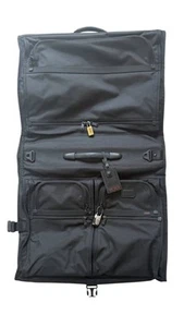 TUMI soft-sided garment bag ideal for business or formal travel. - Picture 1 of 4