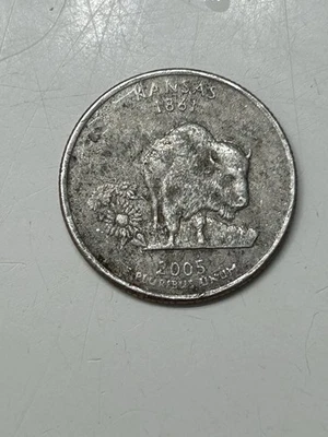 Raro 2005 P Kansas Washington State Cuarto Como Nuevo P Foto 1 de 2