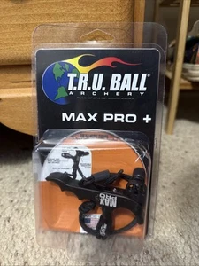 T.R.U. Ball TMPP-BK Max Pro Plus 4 Finger Archery - Black - Picture 1 of 2