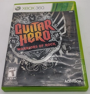 CIB Guitar Hero: Warriors of Rock (Microsoft Xbox 360, 2010) COMPLETO EN CAJA Foto 1 de 4