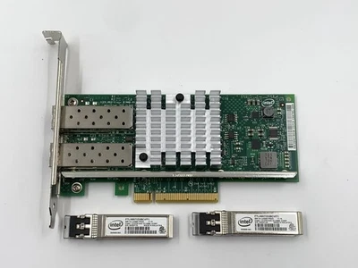 Intel X520-SR2 FC Dual Port 10GbE PCIe x8 Converged Network Adapter 2x10Gb SFP - Image 1 of 4