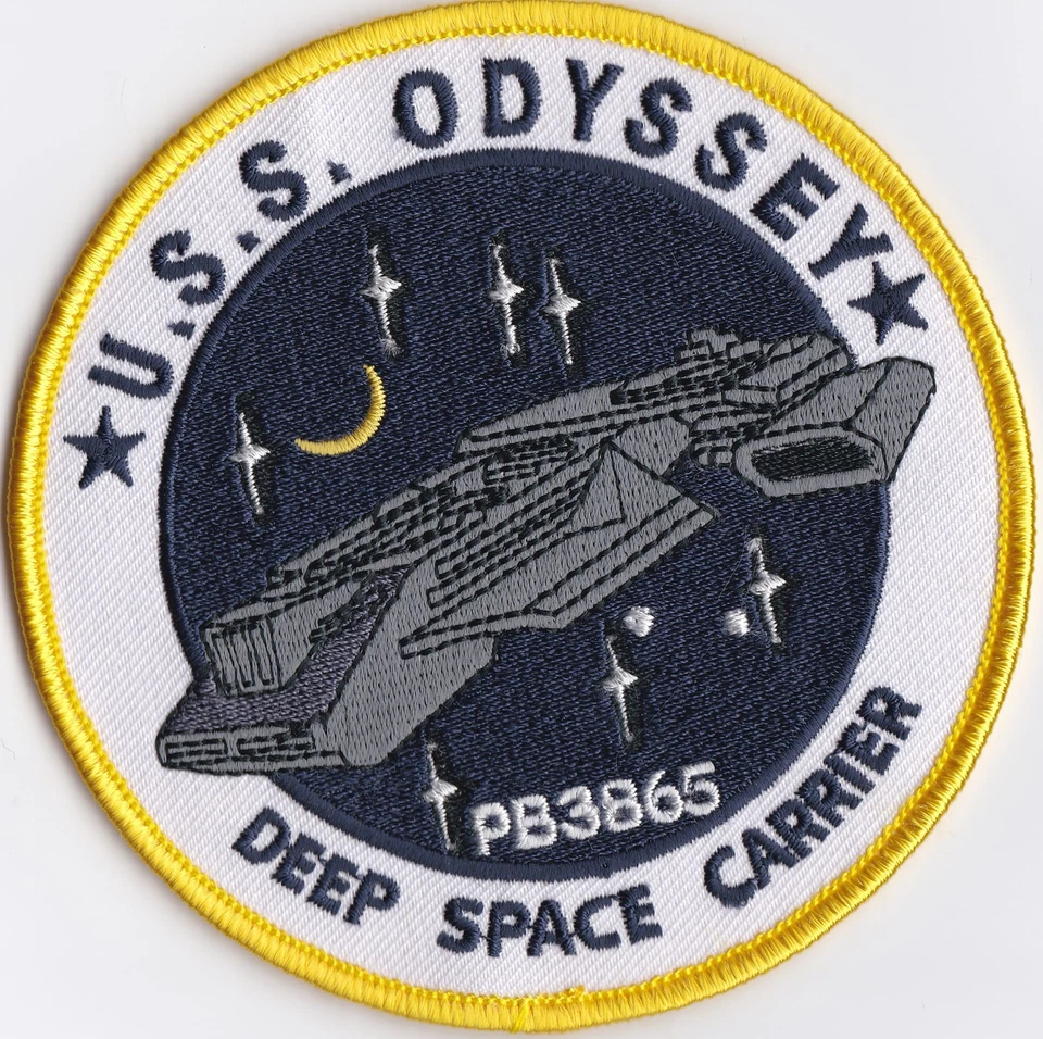 Stargate ecusson USS Odyssey  Stargate USS Odyssey replica patch - Photo 1/1
