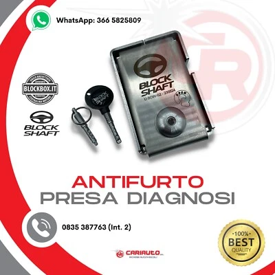 Antifurto Protezione Presa Diagnosi Blind OBD Key Plus BlockBox Block Shaft