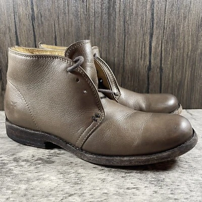 Frye Phillip Chukka Boot Brown Leather Lace Up Round Toe 3476831 Womens Size 6 B - Image 1 of 4