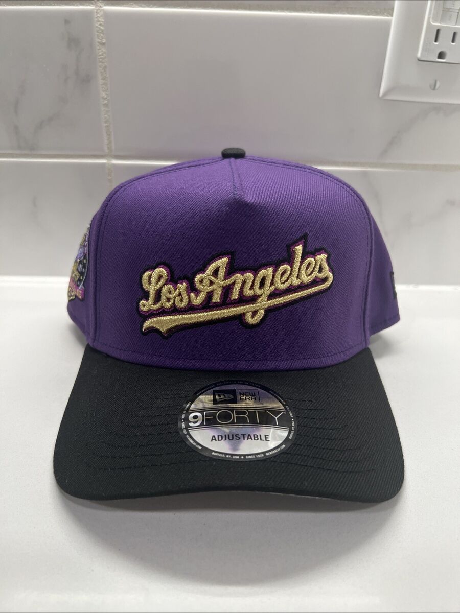 New Era 9FORTY Los Angeles LA Dodgers Snapback Hat Purple New Era 9FORTY Los Angeles LA Dodgers Snapback Hat Purple