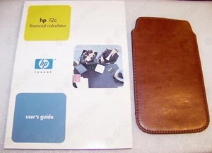 1x Guía manual para calculadora financiera HP12C (HP 12C) + bolsa marrón suave - EE. UU. - Imagen 1 de 11