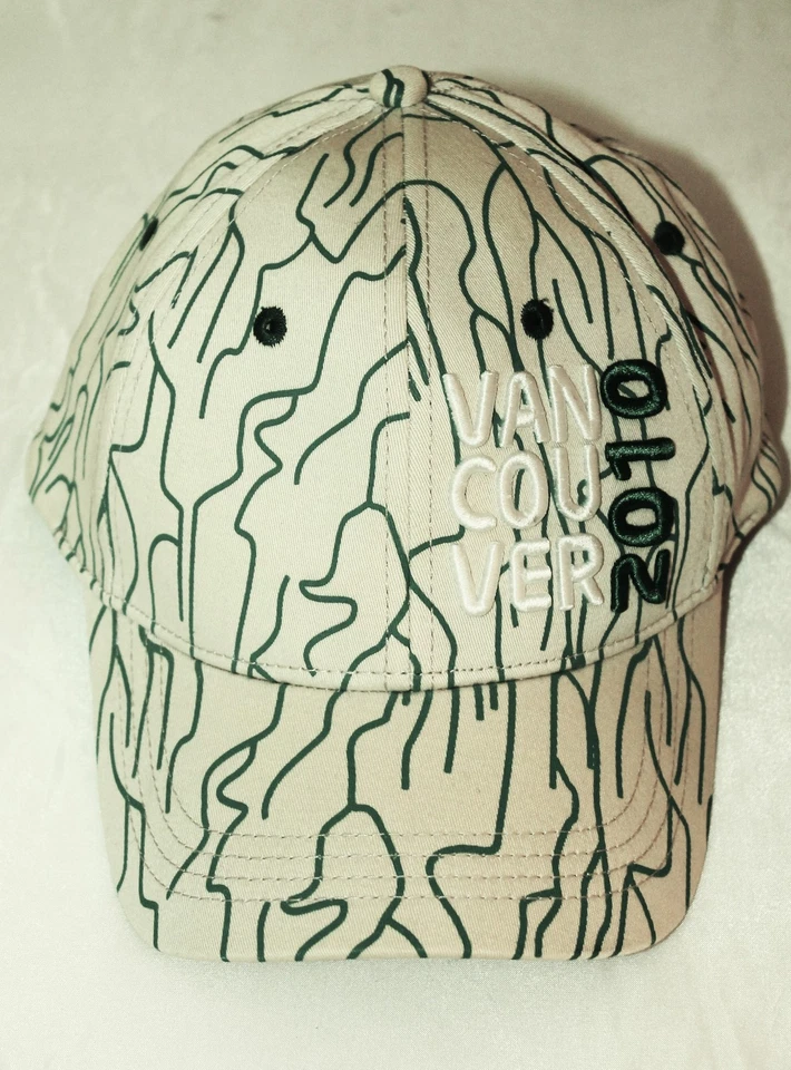 Gorra de béisbol de los Juegos Olímpicos de Vancouver 2010 gorra deportiva damas hombres adultos S/M Foto 1 de 2