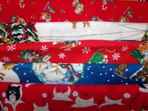 NAVIDAD Reno Perro Gato RATÓN Tela Algodón U-ELIGE LEER 4 información 1/2 YD BTHY - Imagen 1 de 39