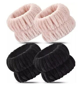 Wrist Bands for Washing Face 4Pcs Spa Face Washing s, Arm Wrist Towels for Washi - Picture 1 of 8